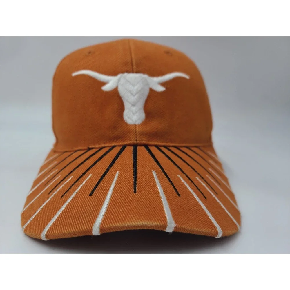 Vintage Youth University of Texas Longhorns Annco Adjustable Hat Cap NCAA Orange